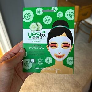 Face Mask Yes-to Calming Paper Mask Soothing